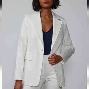 New York & Company Classic White Blazer
